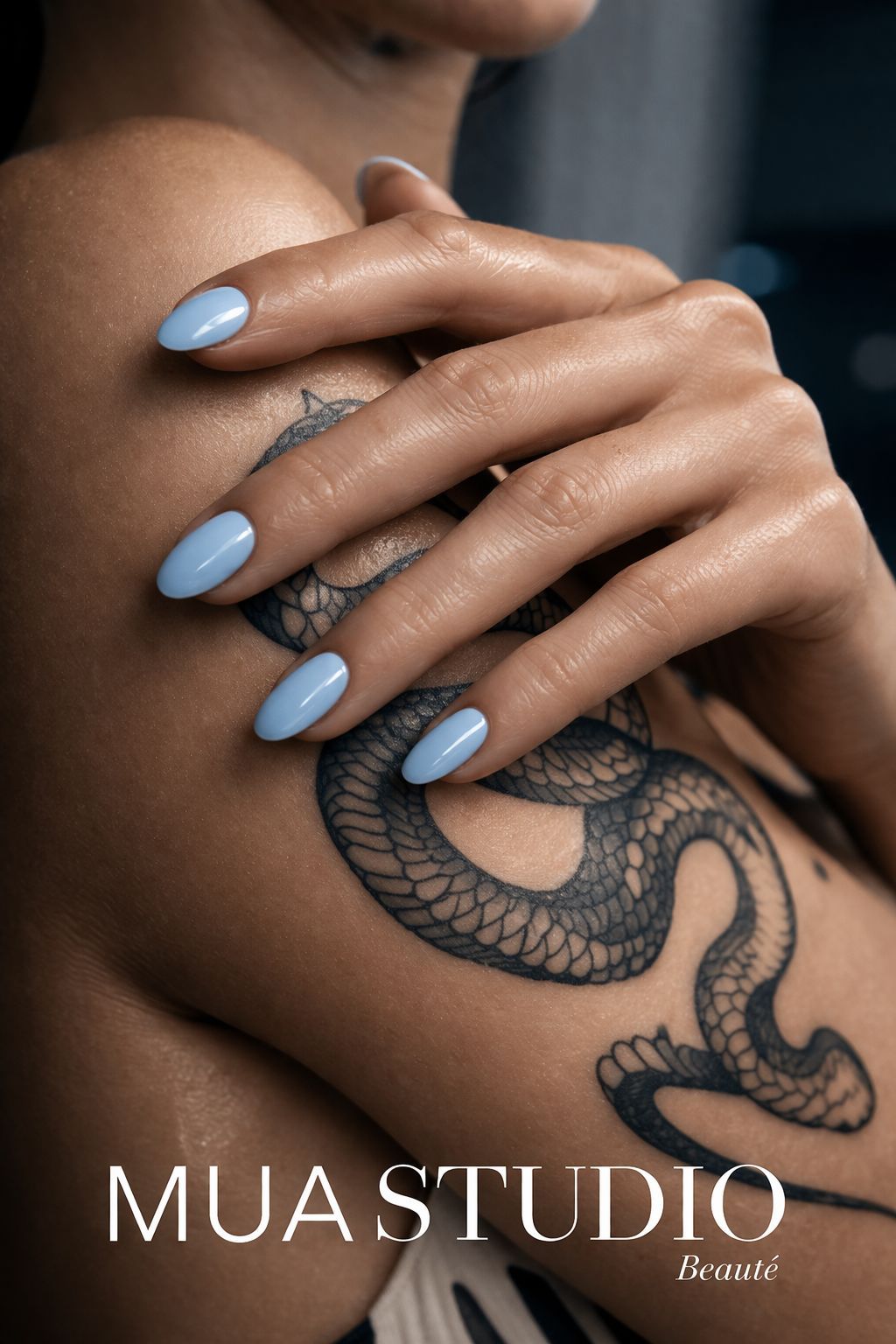 Onglerie gel vert mint — pose gel couleur Nouméa